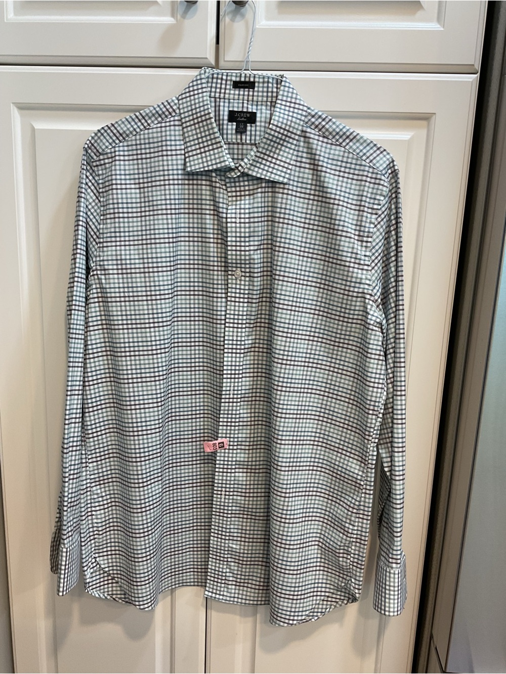 J. Crew Men’s Long-Sleeve Check Dress Shirt